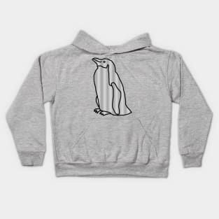 Metal Penguin Kids Hoodie